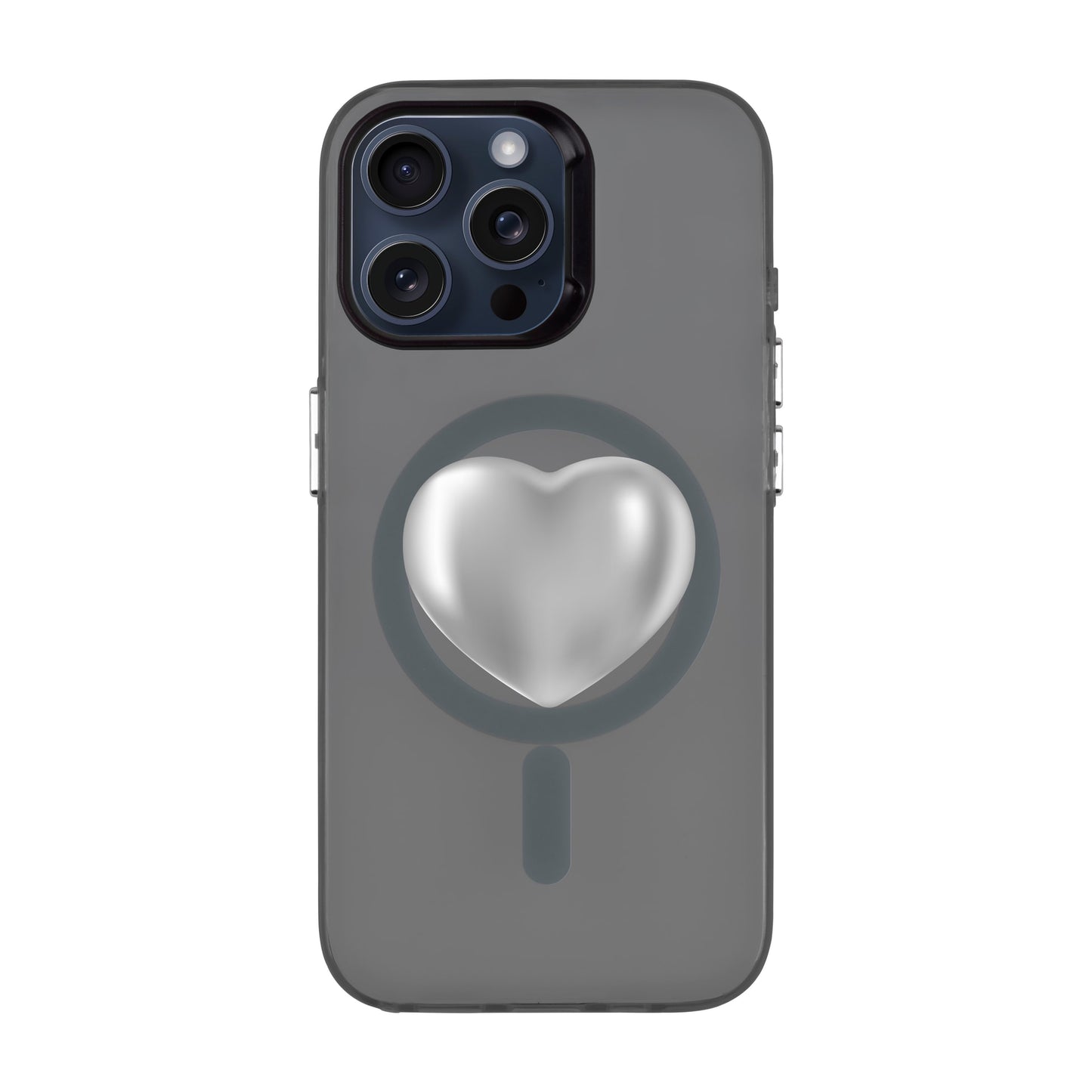 SILVER HEART-iPhone 15 Pro Max Hold Kılıf MagSafe Özellikli