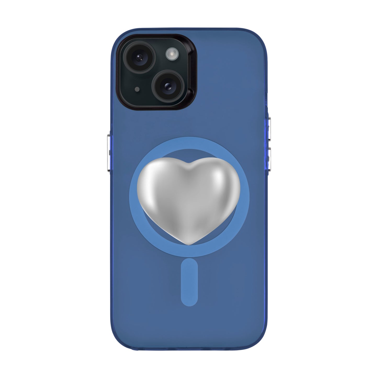SILVER HEART-iPhone 13 Hold Kılıf MagSafe Özellikli