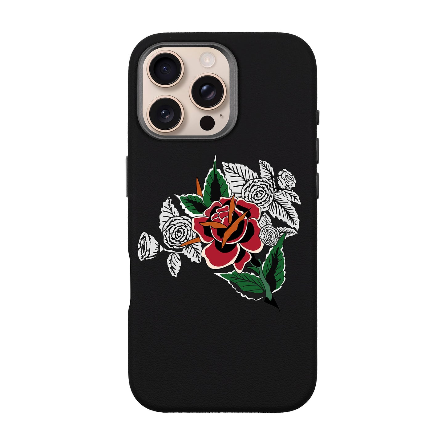 DRY ROSE-iPhone 16 Pro Max Leather Premium Kılıf MagSafe Özellikli