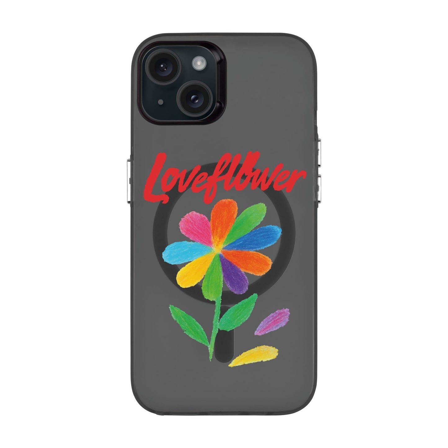 LOVE FLOWER-iPhone 15 Plus Hold Kılıf MagSafe Özellikli