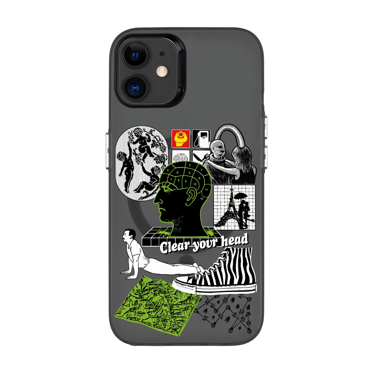 CLEAR YOUR HEAD-iPhone 11 Hold Kılıf MagSafe Özellikli
