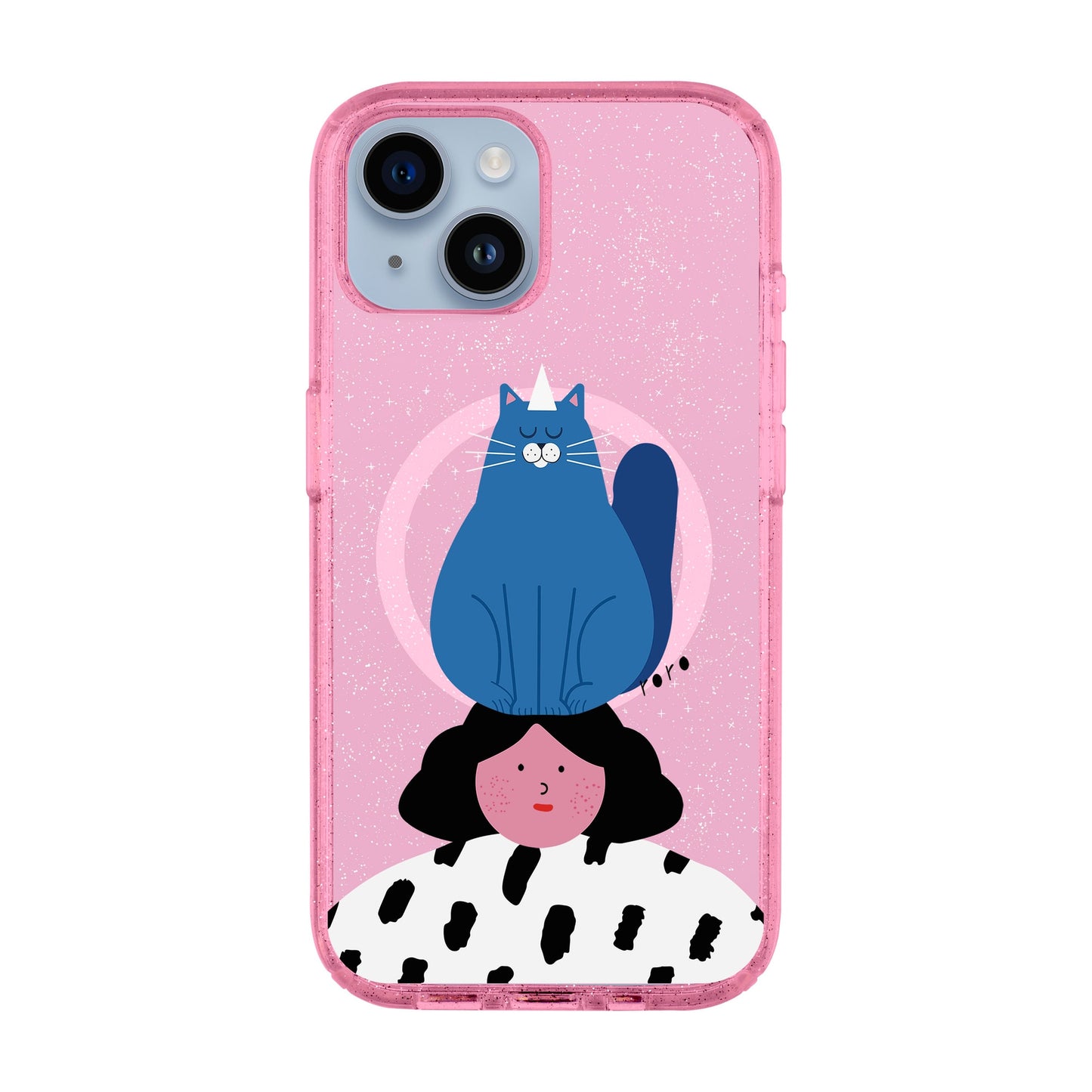 NAUGHTY CAT-iPhone 13 Shiny Kılıf MagSafe Özellikli