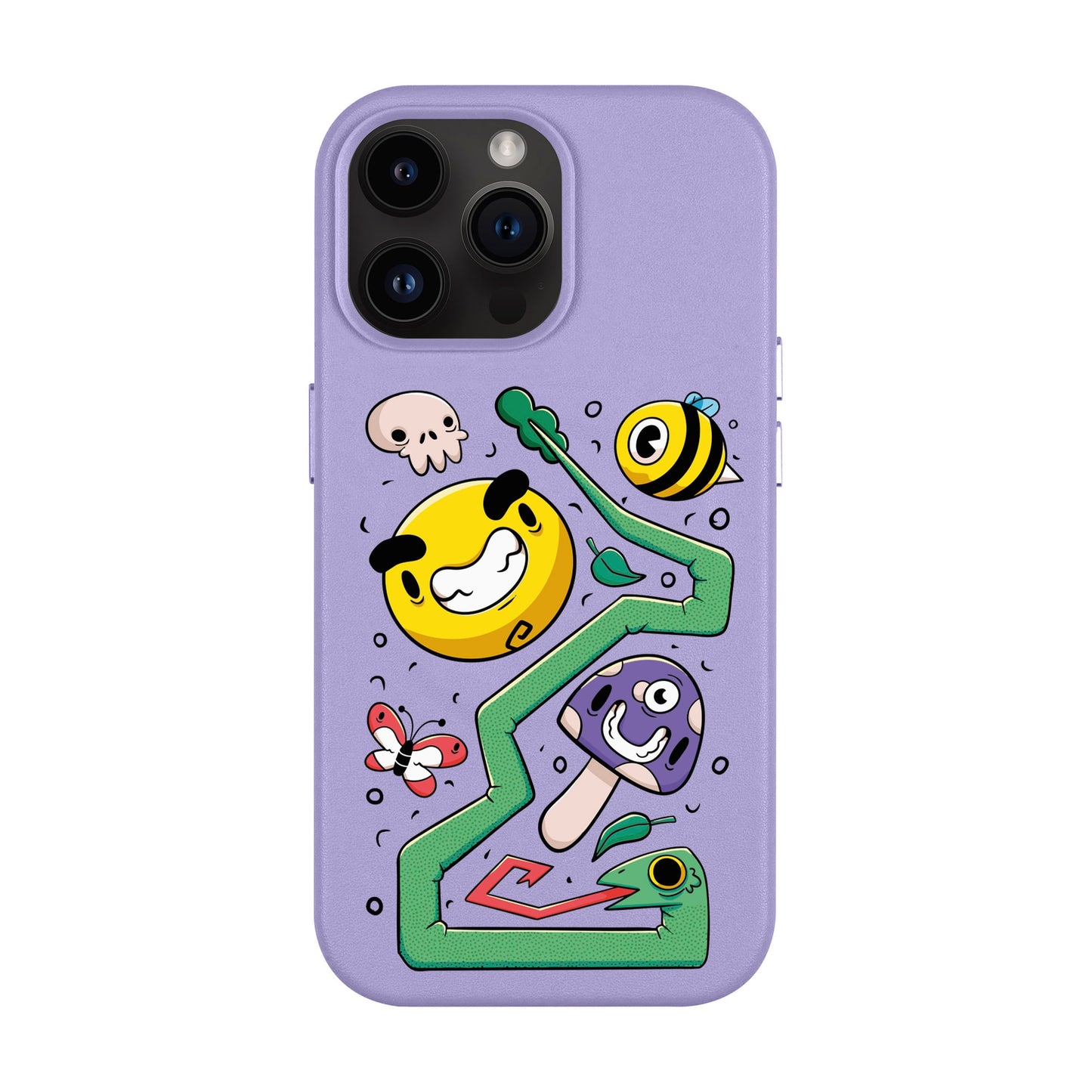 NADUR-iPhone 14 Pro Max Leather Kılıf MagSafe Özellikli