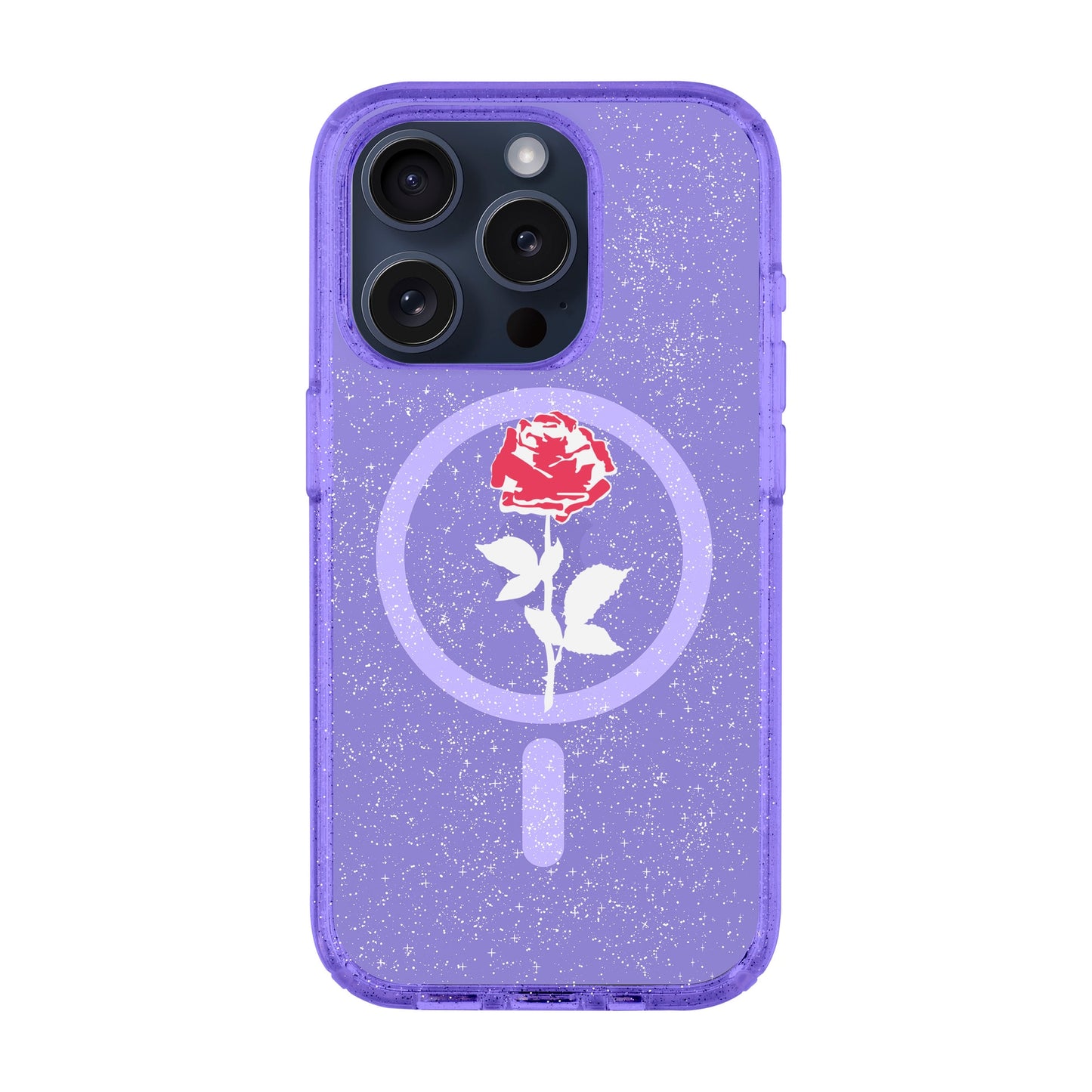 NATUREL ROSE-iPhone 15 Pro Shiny Kılıf MagSafe Özellikli