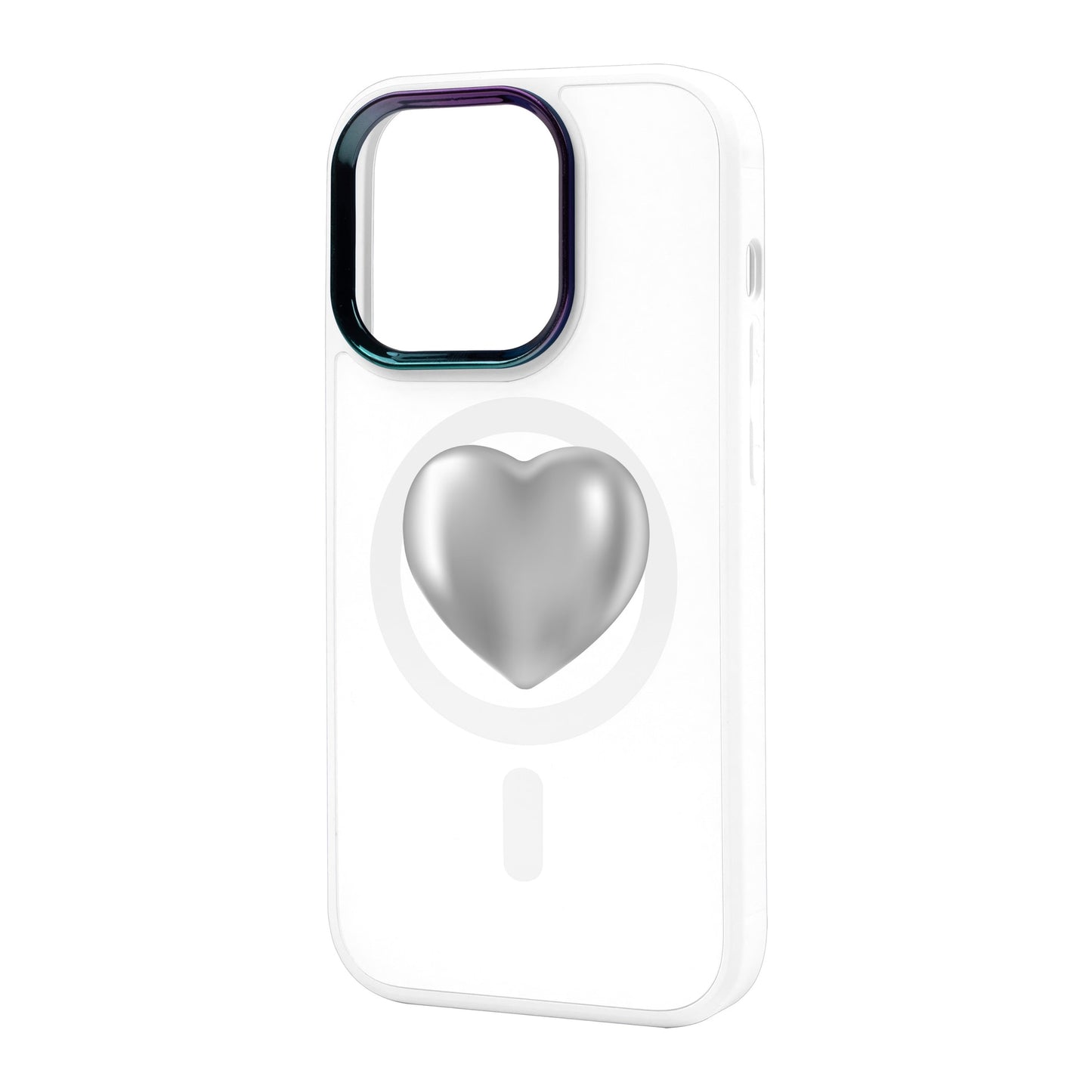 SILVER HEART-iPhone 14 Pro Max Vigor Kılıf MagSafe Özellikli