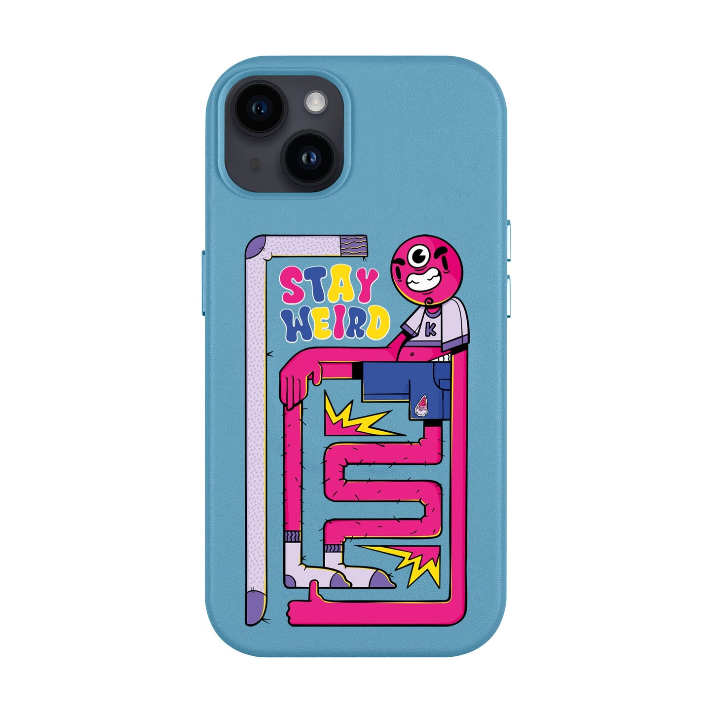 OG TOOTHY-iPhone 14 Plus Leather Kılıf MagSafe Özellikli