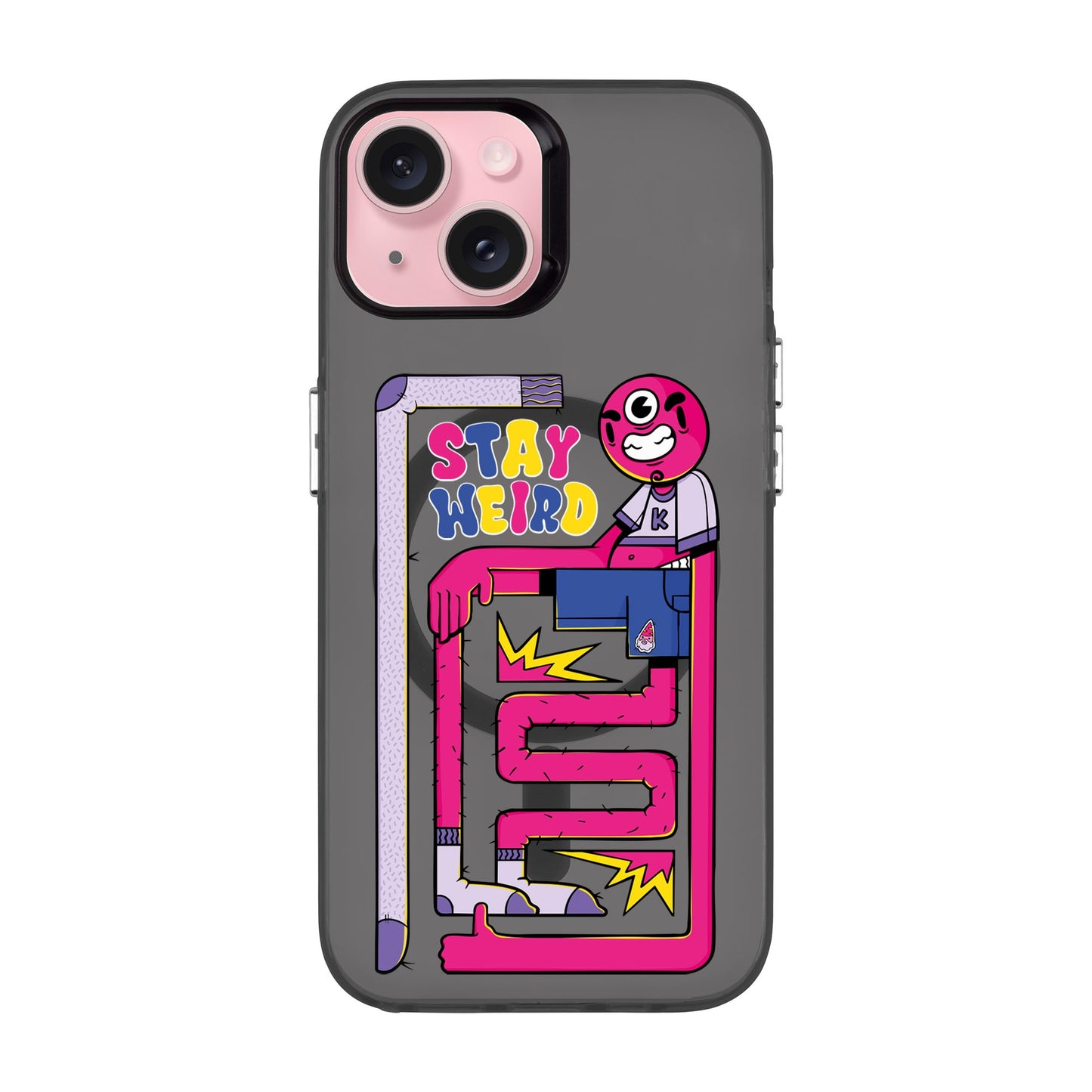 OG TOOTHY-iPhone 15 Hold Kılıf MagSafe Özellikli