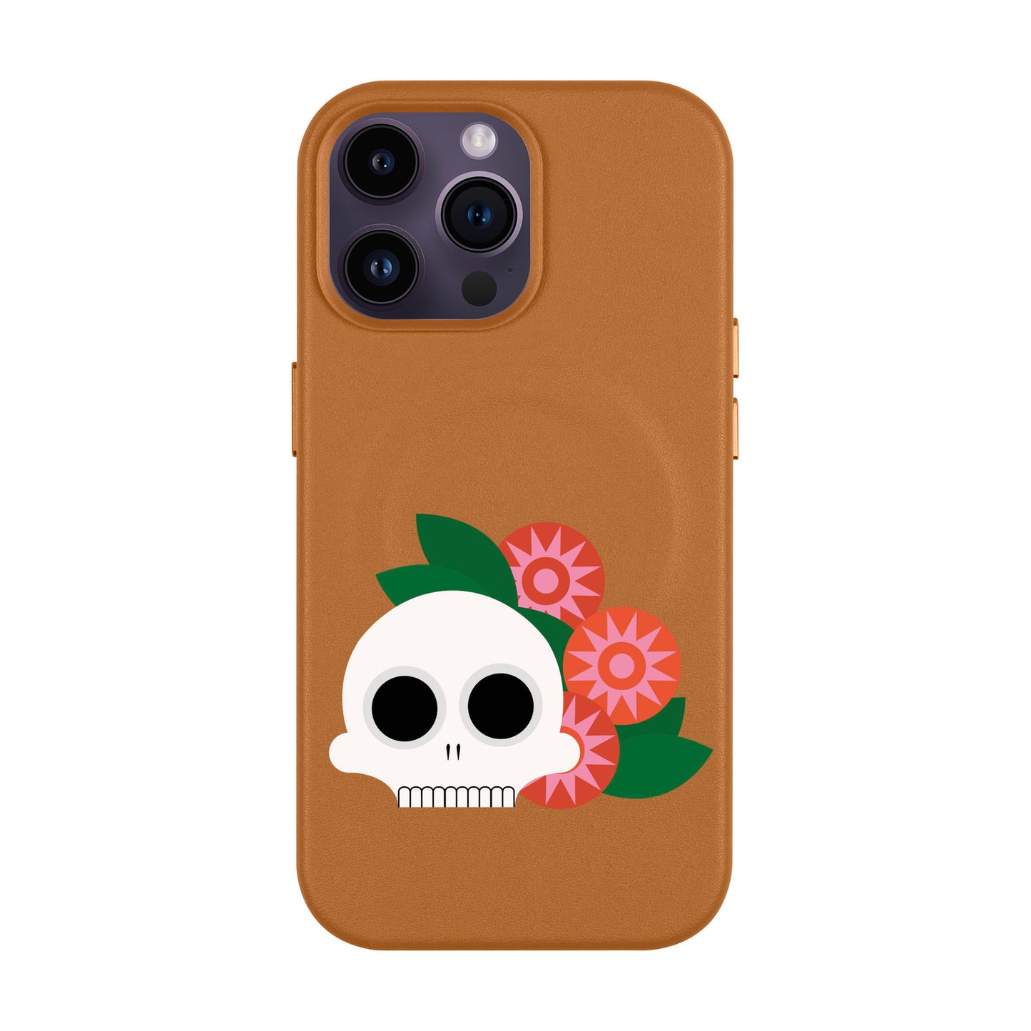 MEMENTO BLOOM-iPhone 14 Pro Max Leather Kılıf MagSafe Özellikli