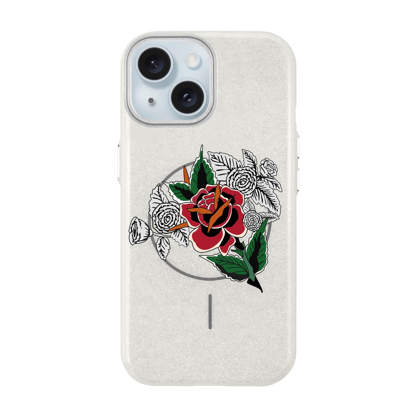 DRY ROSE-iPhone 15 Plus Radiant Kılıf MagSafe Özellikli