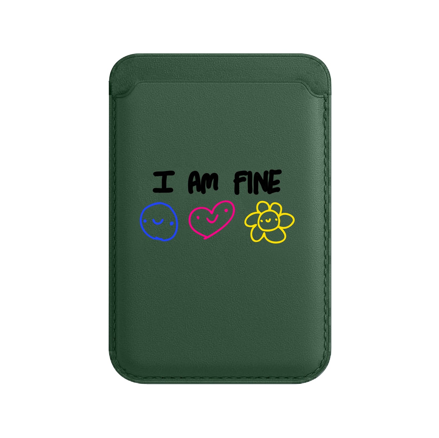 I AM FINE-Leather Kartlık