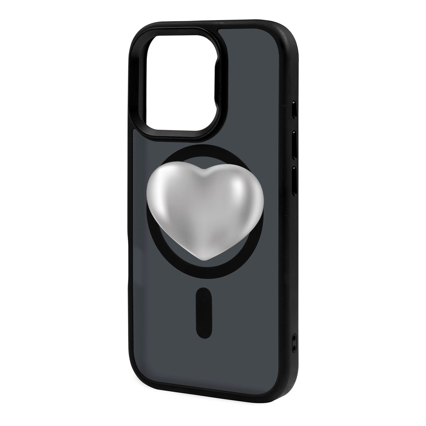 SILVER HEART-iPhone 16 Pro Max Rise Kılıf MagSafe Özellikli