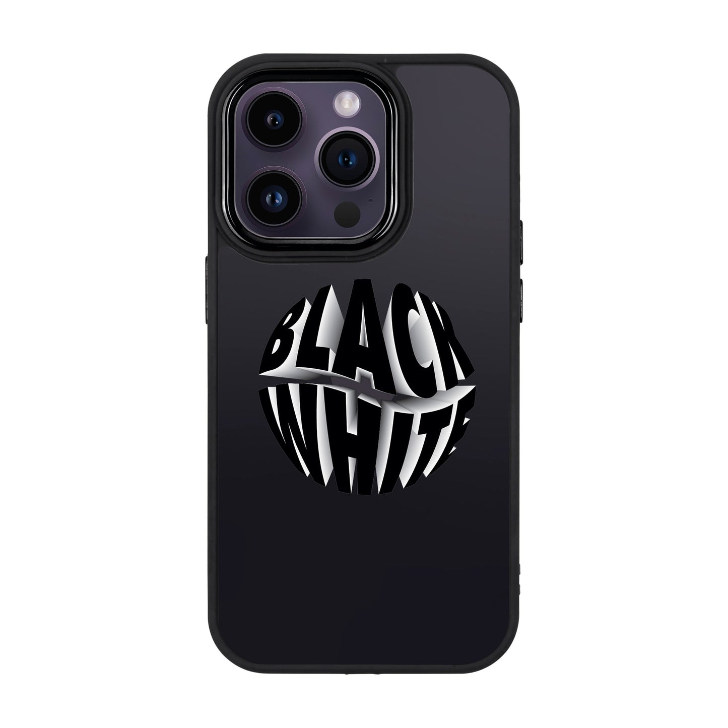 BLACK WHITE-iPhone 14 Pro Proof Kılıf