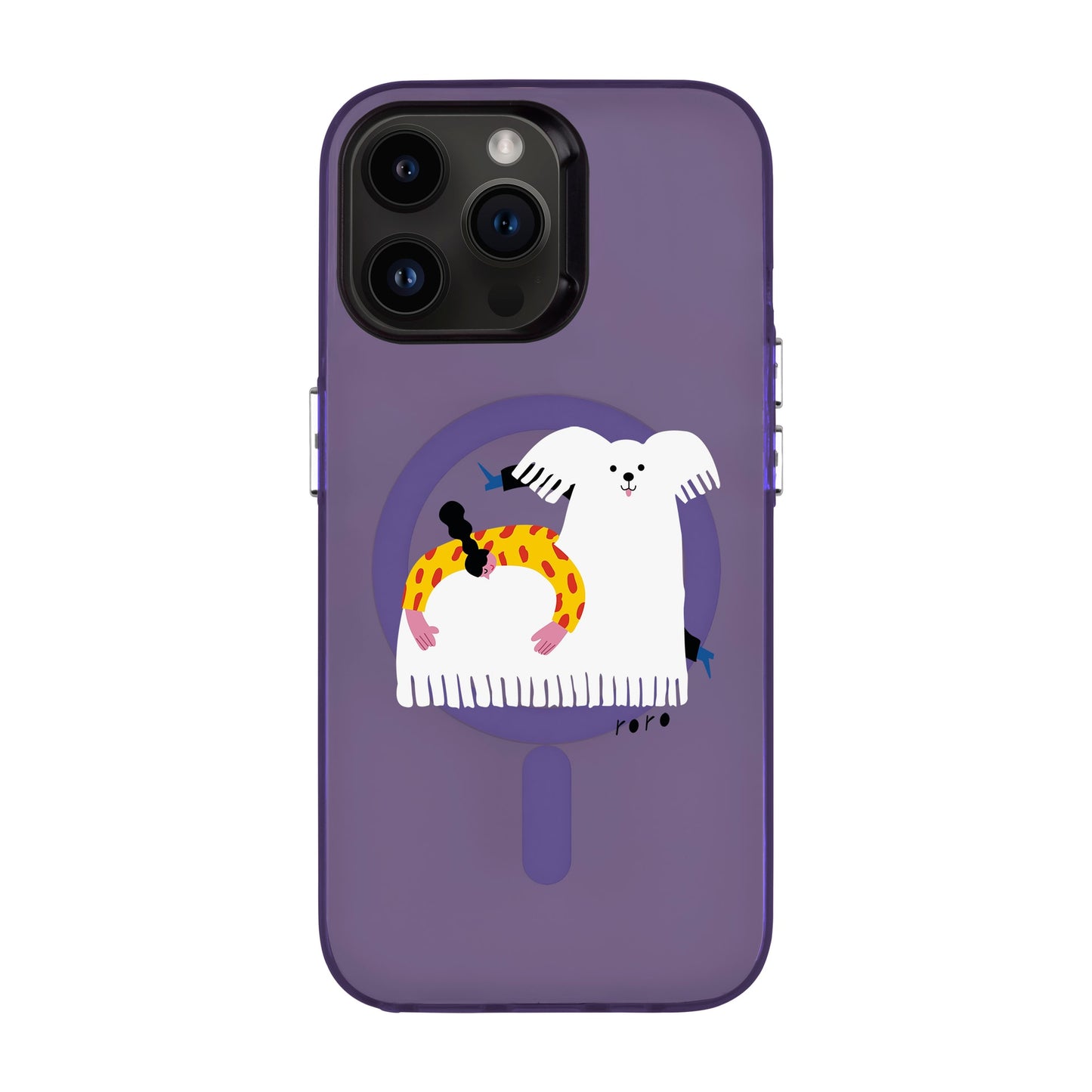 FANCY DOG-iPhone 14 Pro Max Hold Kılıf MagSafe Özellikli