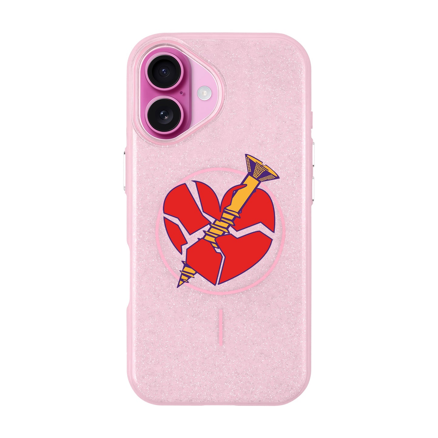BROKEN HEART-iPhone 16 Plus Radiant Kılıf MagSafe Özellikli