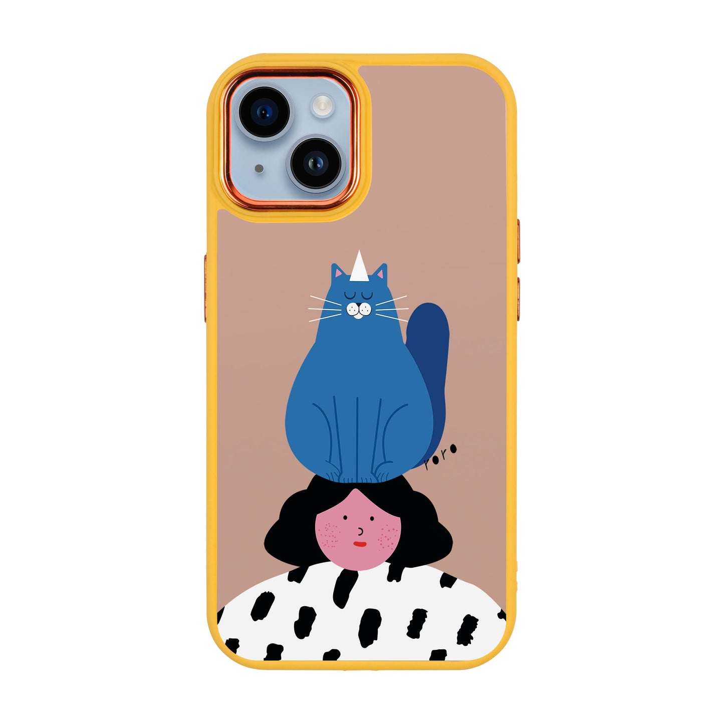 NAUGHTY CAT-iPhone 14 Plus Proof Kılıf