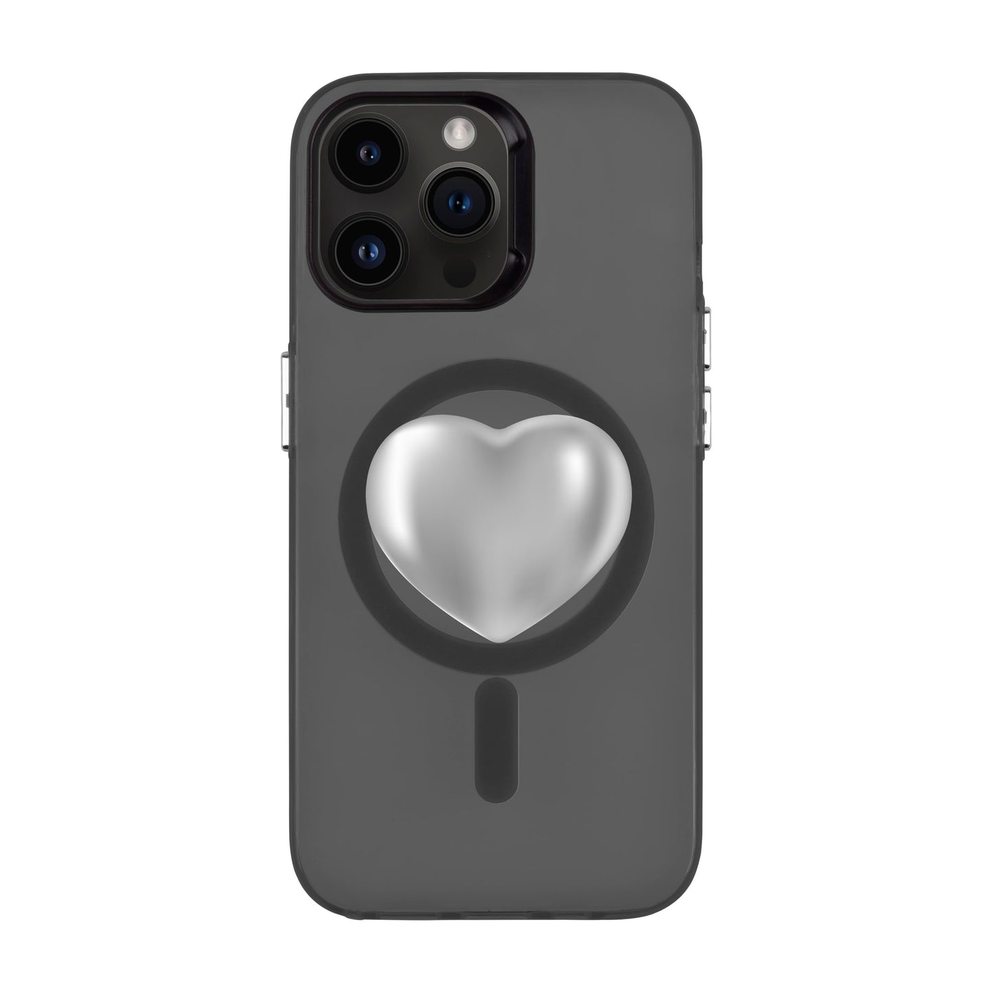 SILVER HEART-iPhone 14 Pro Max Hold Kılıf MagSafe Özellikli