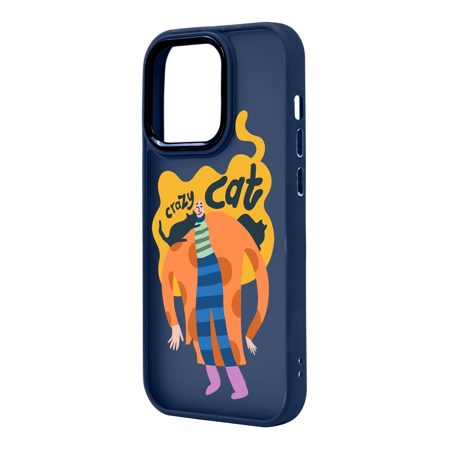 CRAZY CAT-iPhone 14 Pro Max Proof Kılıf
