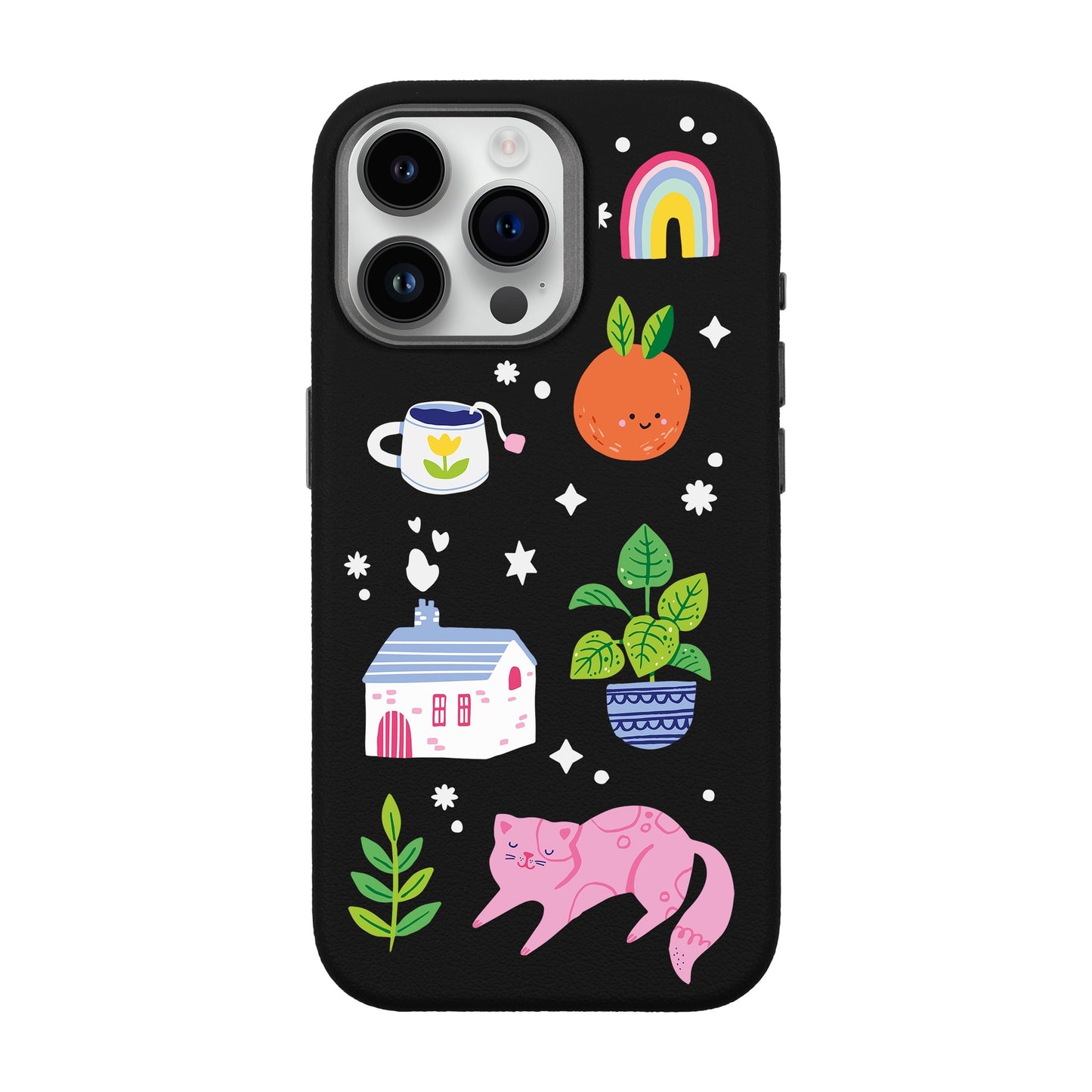 FRESH SPRING-iPhone 14 Pro Max Leather Premium Kılıf MagSafe Özellikli