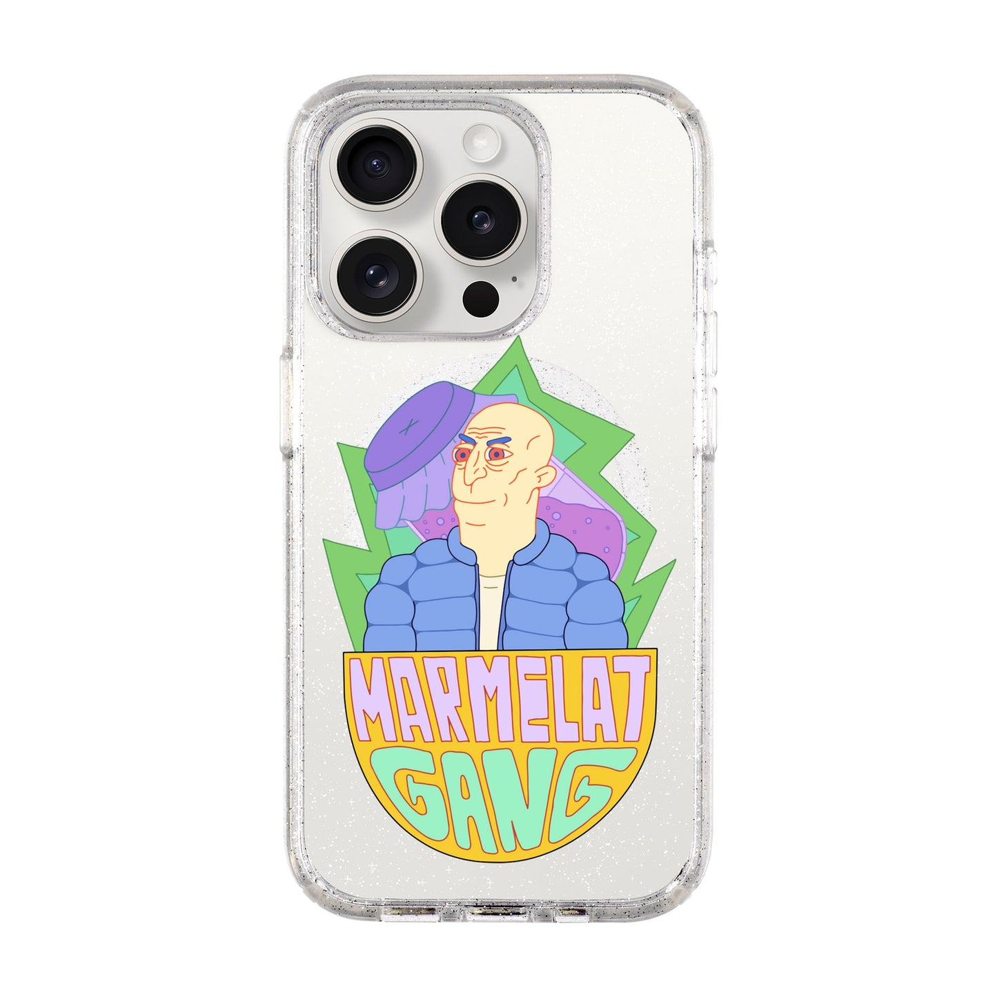 MARMELAT GANG-iPhone 15 Pro Shiny Kılıf MagSafe Özellikli