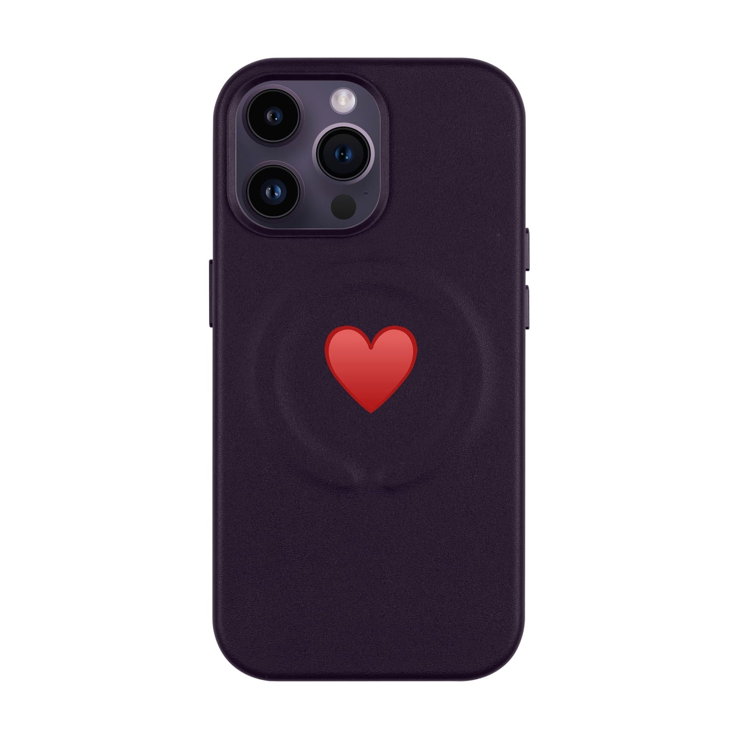 SPREAD HEART-iPhone 14 Pro Max Leather Kılıf MagSafe Özellikli