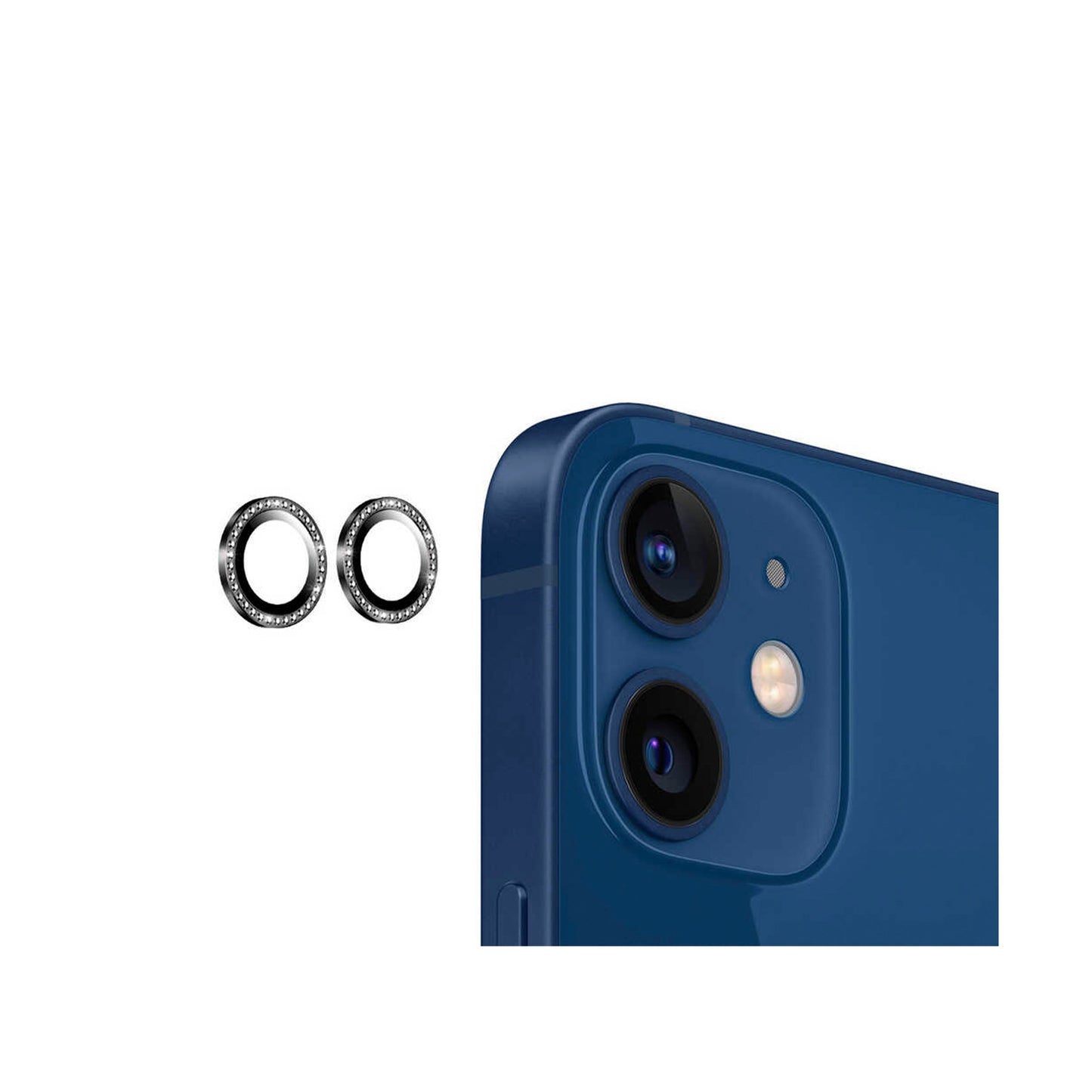 Apple iPhone 12 Diamond Kamera Lens Koruyucu
