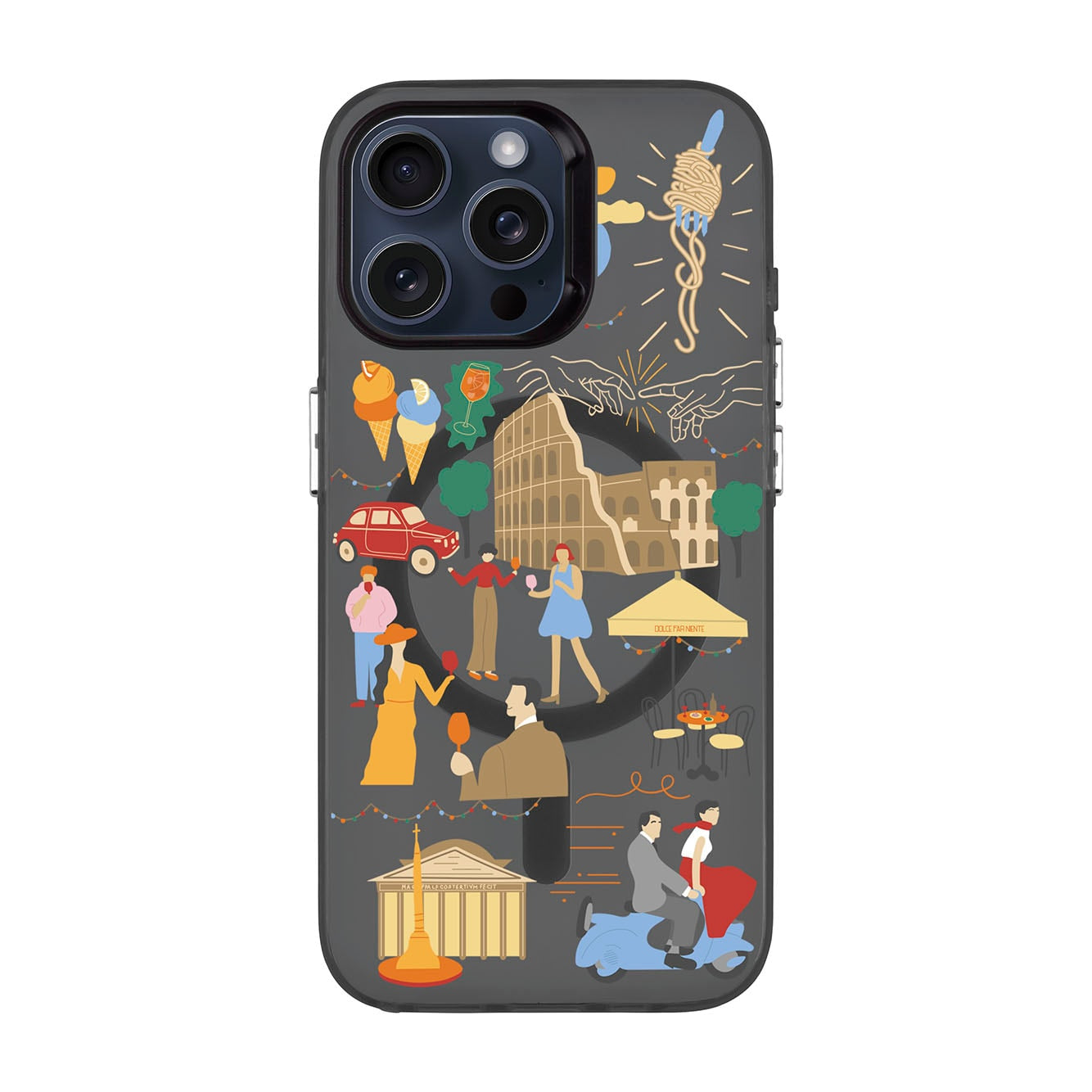 ROMA-iPhone 15 Pro Max Hold Kılıf MagSafe Özellikli