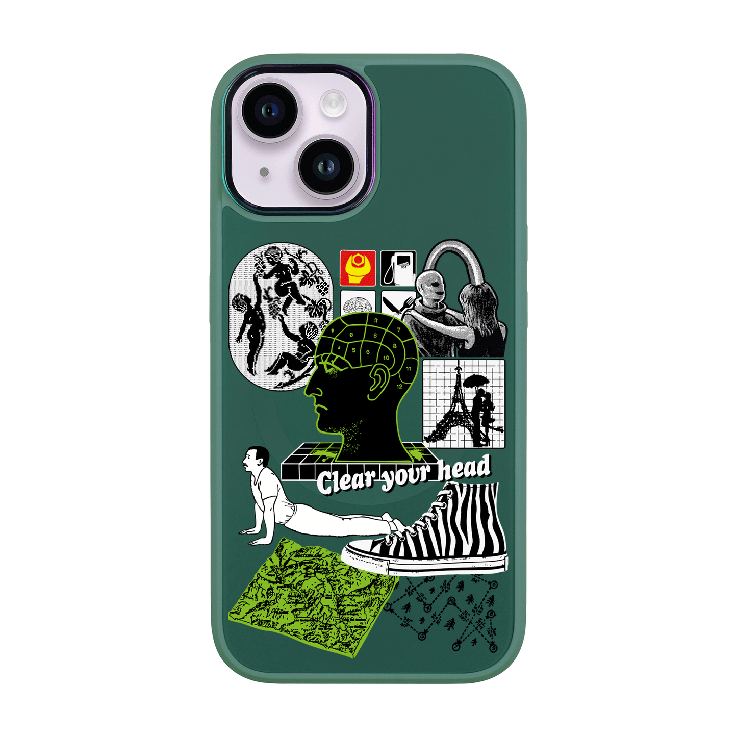 CLEAR YOUR HEAD-iPhone 14 Vigor Kılıf MagSafe Özellikli