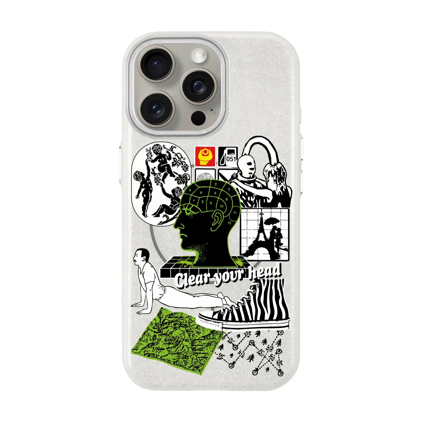 CLEAR YOUR HEAD-iPhone 15 Pro Max Radiant Kılıf MagSafe Özellikli