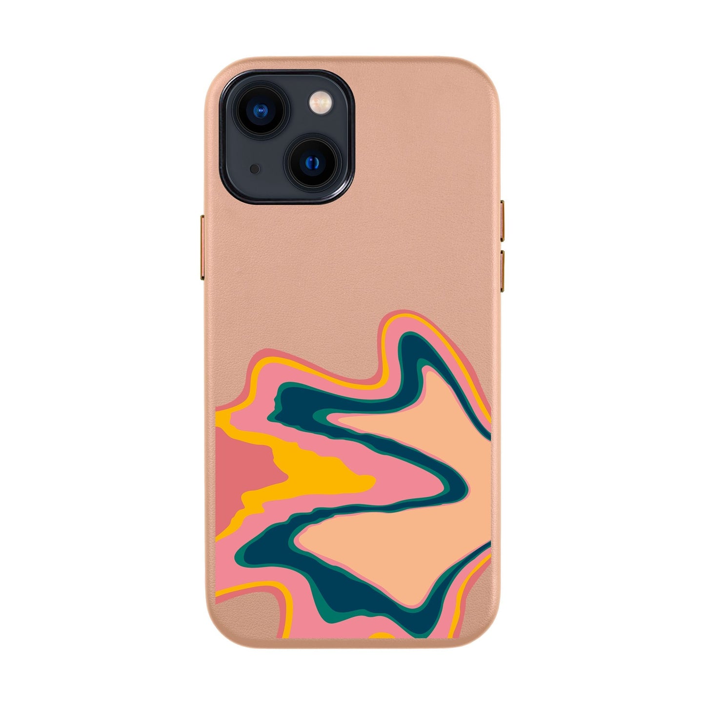 US IN ESSENCE-iPhone 14 Leather Kılıf