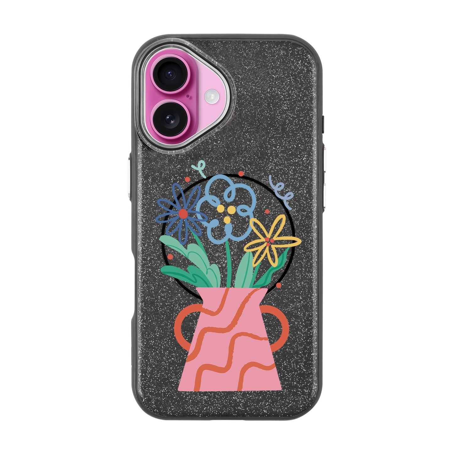 PINK VASE-iPhone 16 Radiant Kılıf MagSafe Özellikli