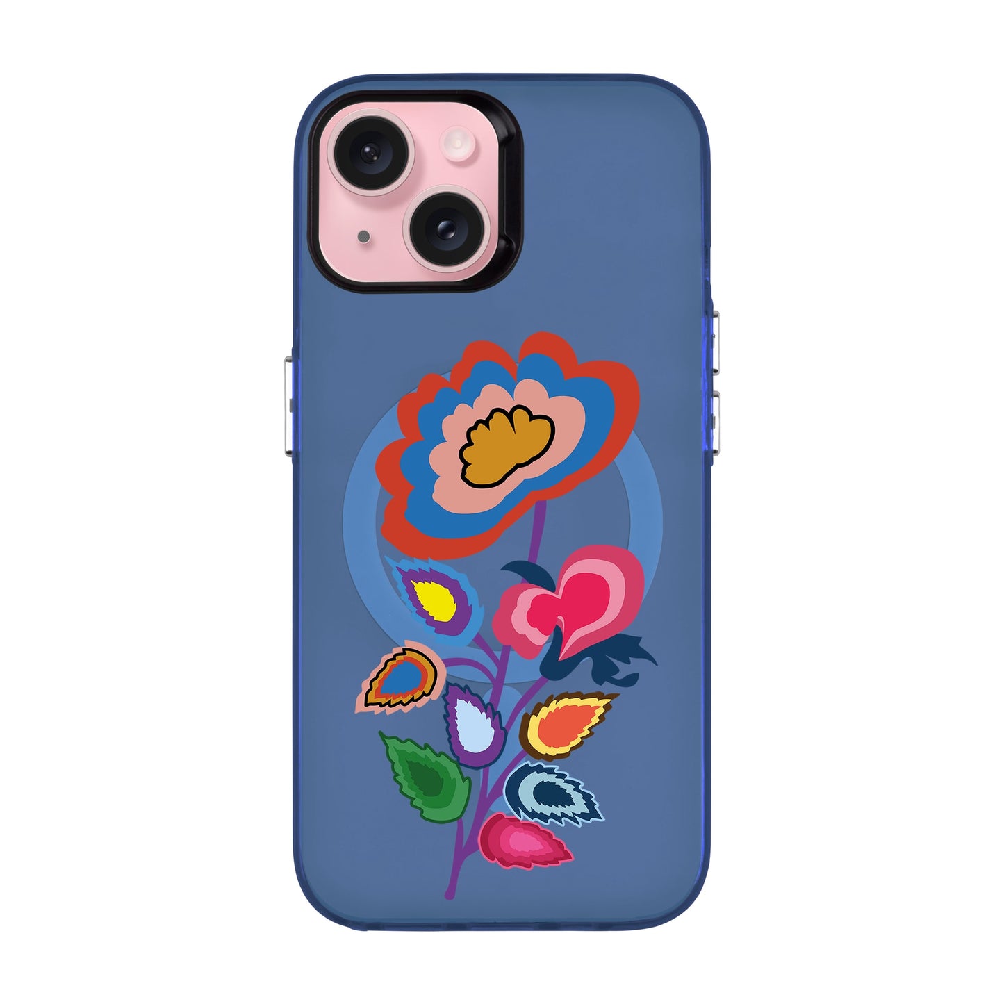 KNITTED FLOWER-iPhone 15 Hold Kılıf MagSafe Özellikli