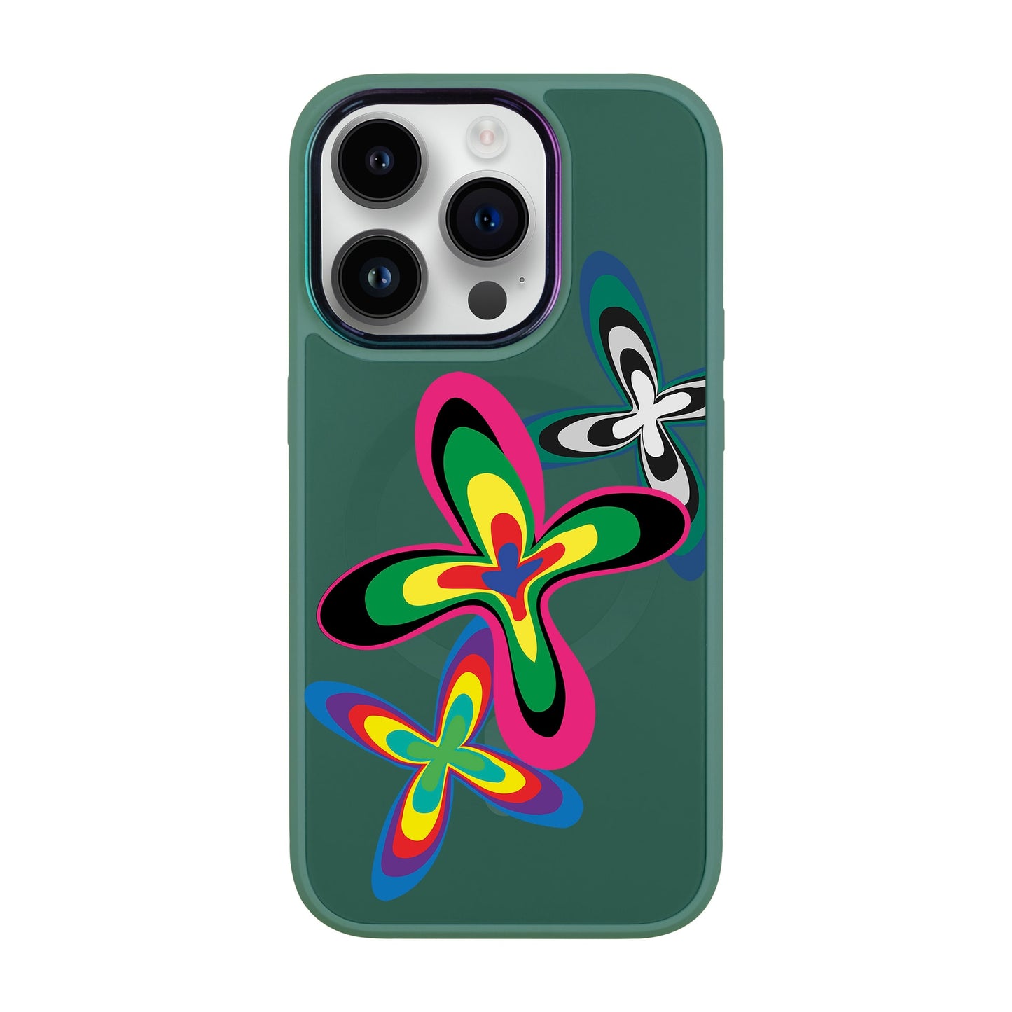 COLOR FLOWER-iPhone 12 Pro Vigor Kılıf MagSafe Özellikli