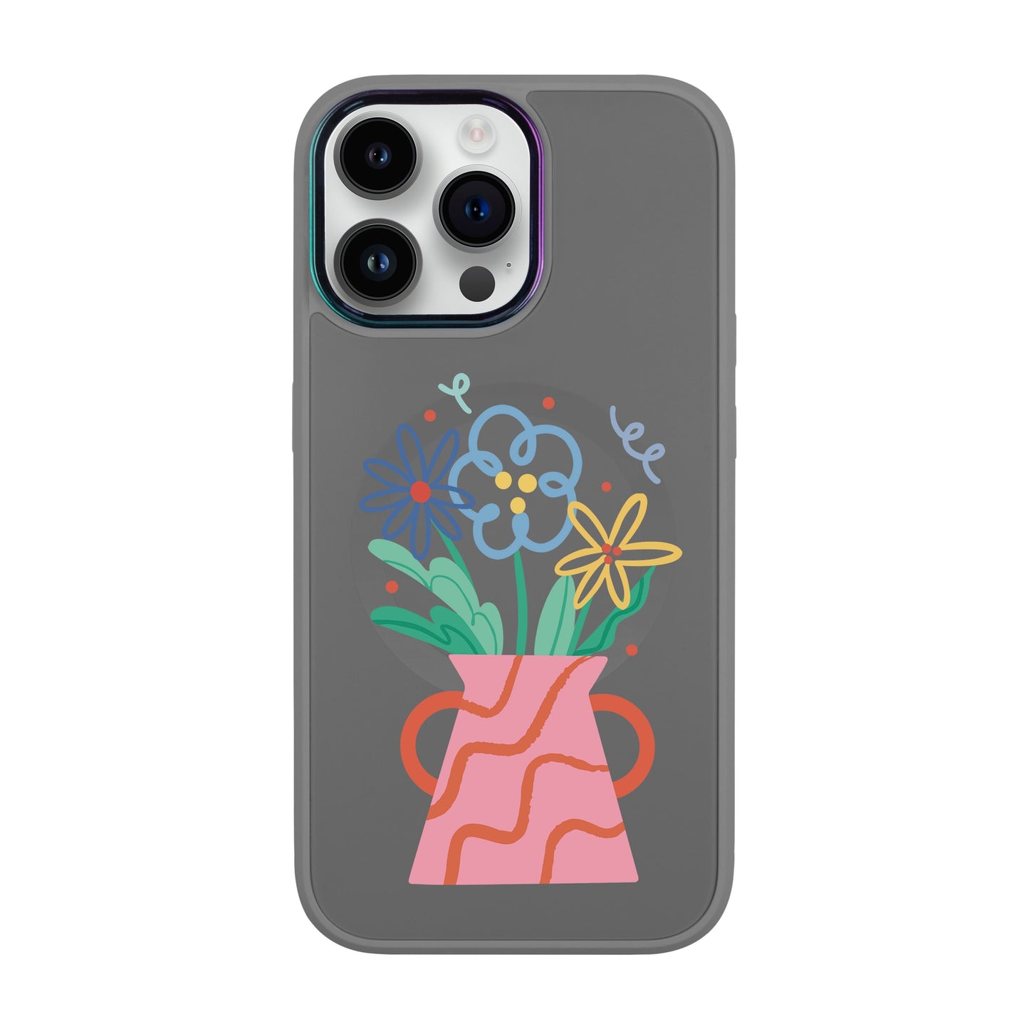PINK VASE-iPhone 14 Pro Max Vigor Kılıf MagSafe Özellikli