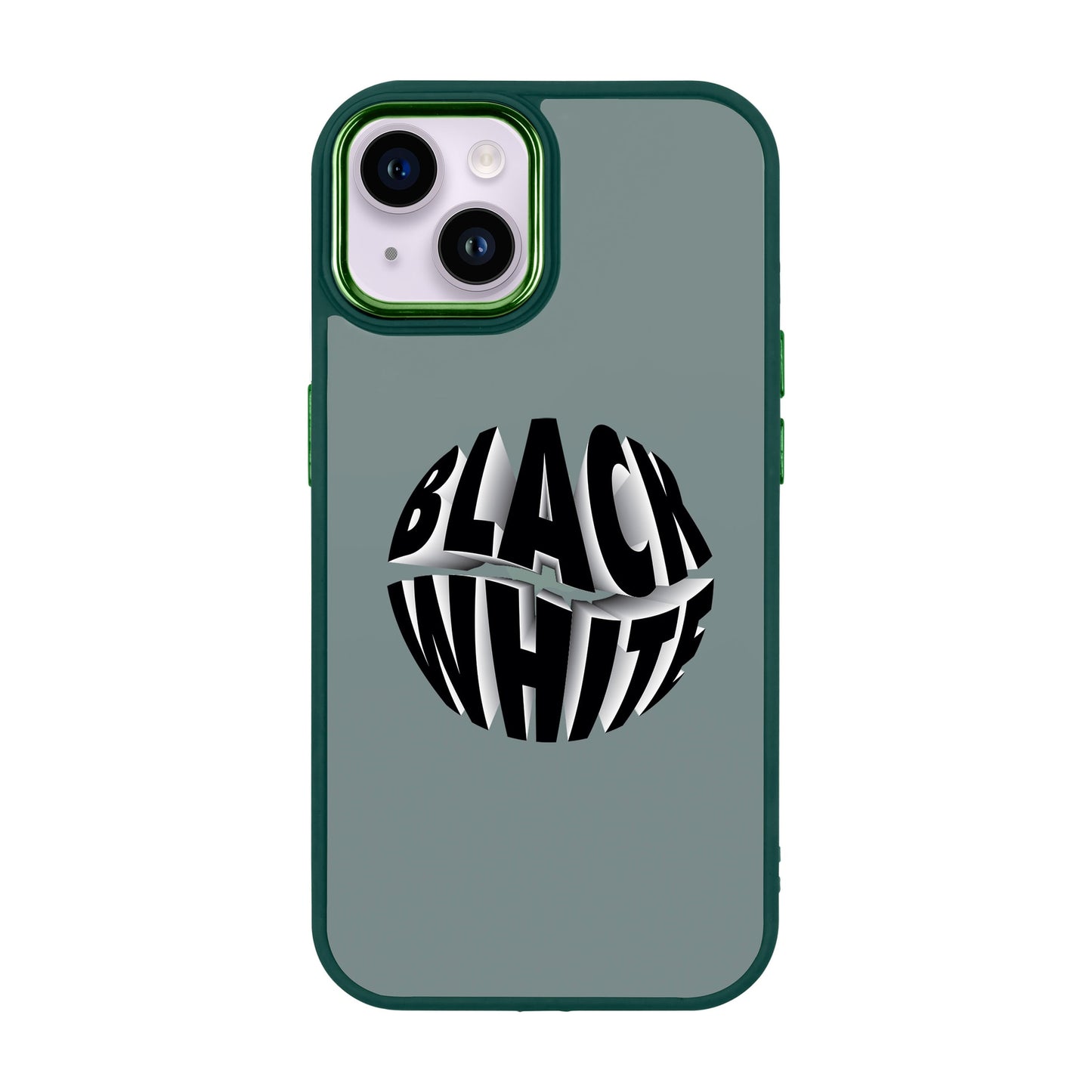 BLACK WHITE-iPhone 14 Plus Proof Kılıf