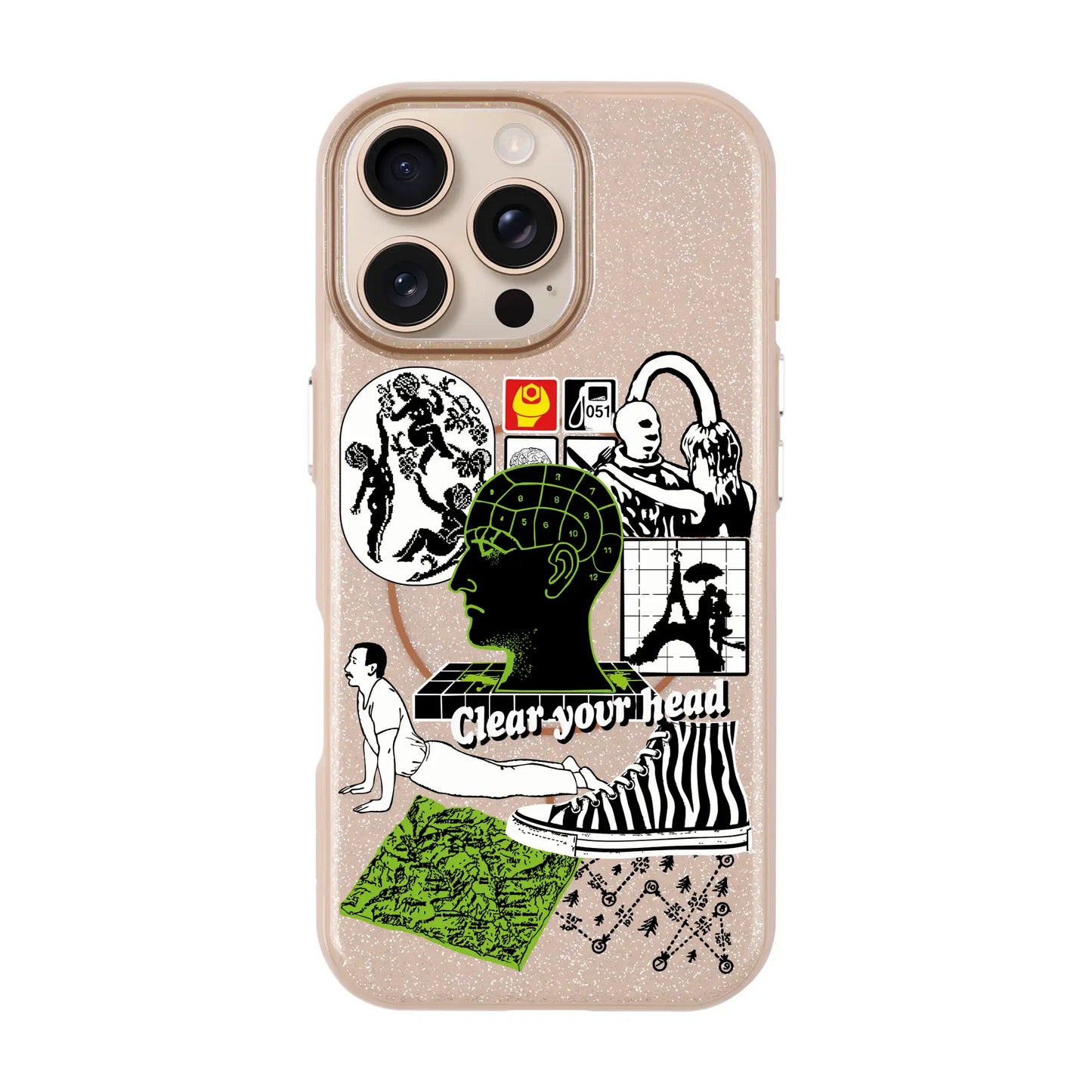 CLEAR YOUR HEAD-iPhone 16 Pro Max Radiant Kılıf MagSafe Özellikli
