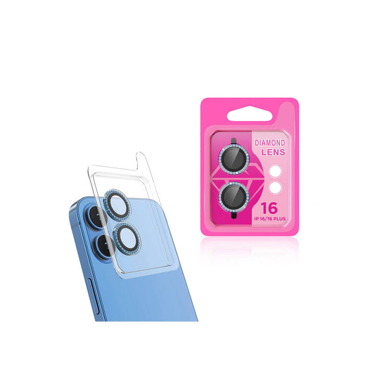 Apple iPhone 16 Diamond Kamera Lens Koruyucu