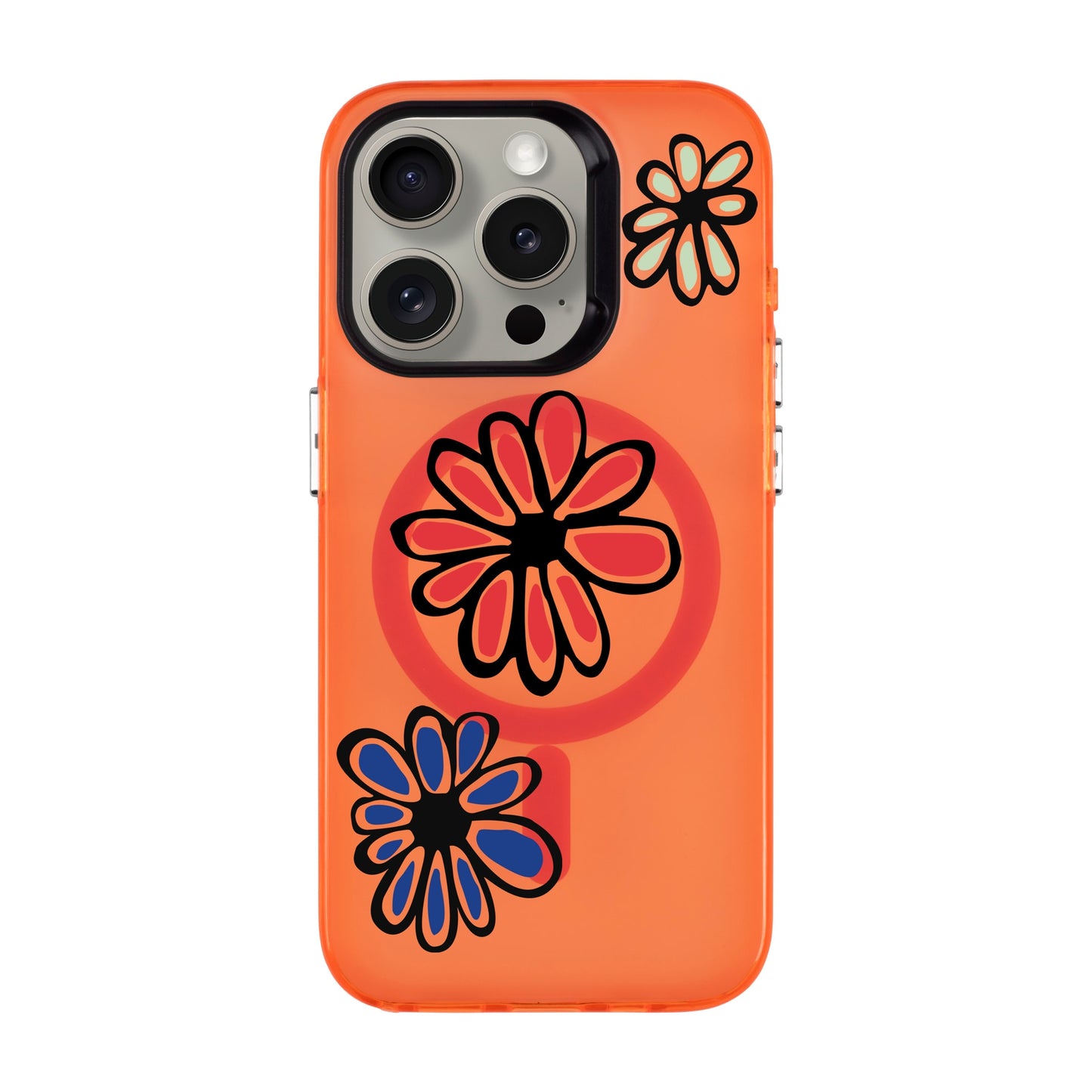 FLORIST-iPhone 15 Pro Hold Kılıf MagSafe Özellikli