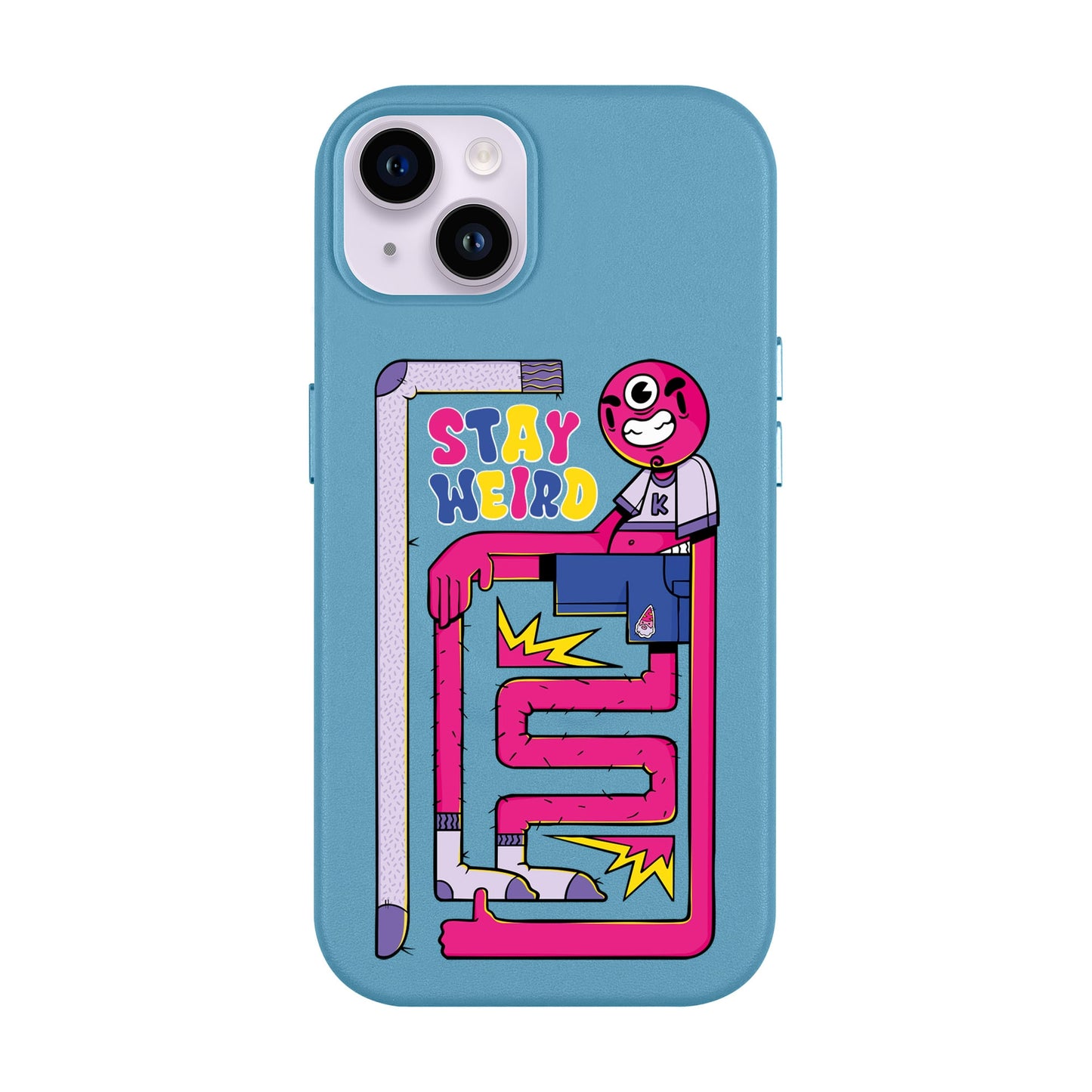 OG TOOTHY-iPhone 14 Plus Leather Kılıf MagSafe Özellikli