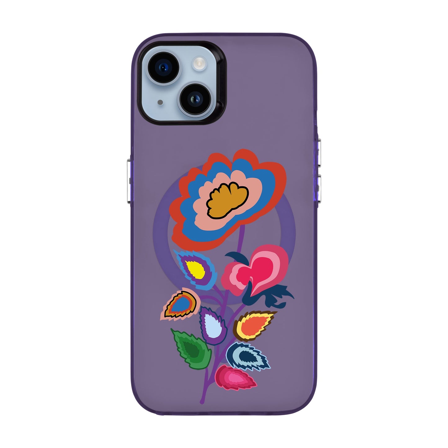 KNITTED FLOWER-iPhone 14 Plus Hold Kılıf MagSafe Özellikli
