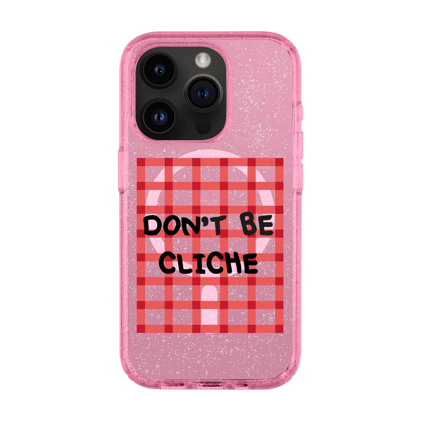 DON'T BE CLICHE-iPhone 14 Pro Shiny Kılıf MagSafe Özellikli