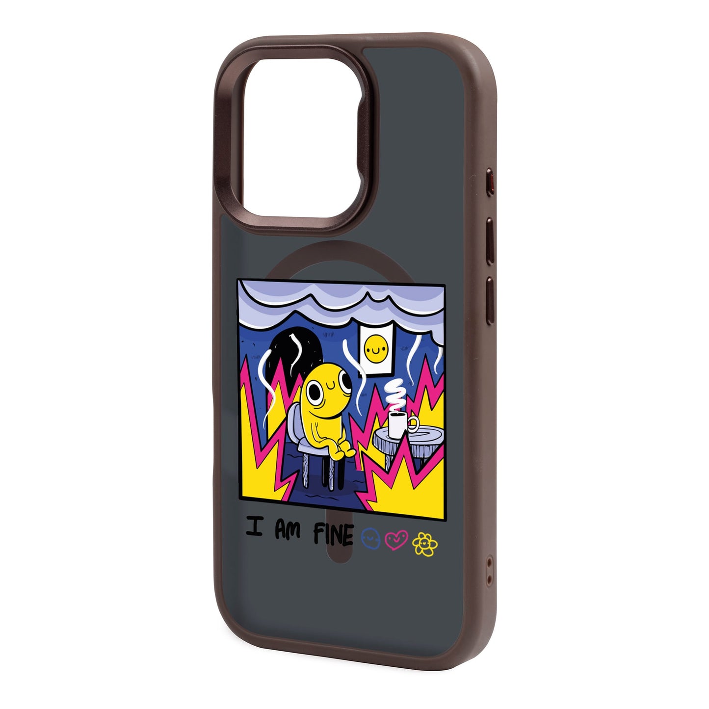 I AM FINE-iPhone 16 Pro Max Rise Kılıf MagSafe Özellikli
