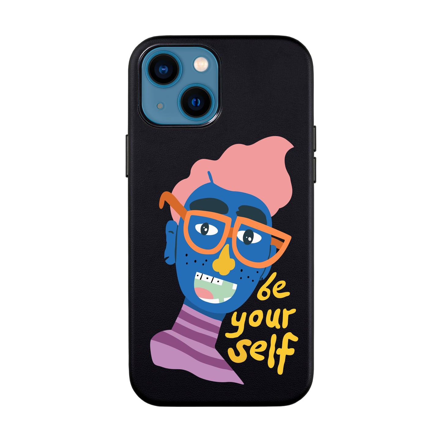BE YOUR SELF-iPhone 13 Mini Leather Kılıf