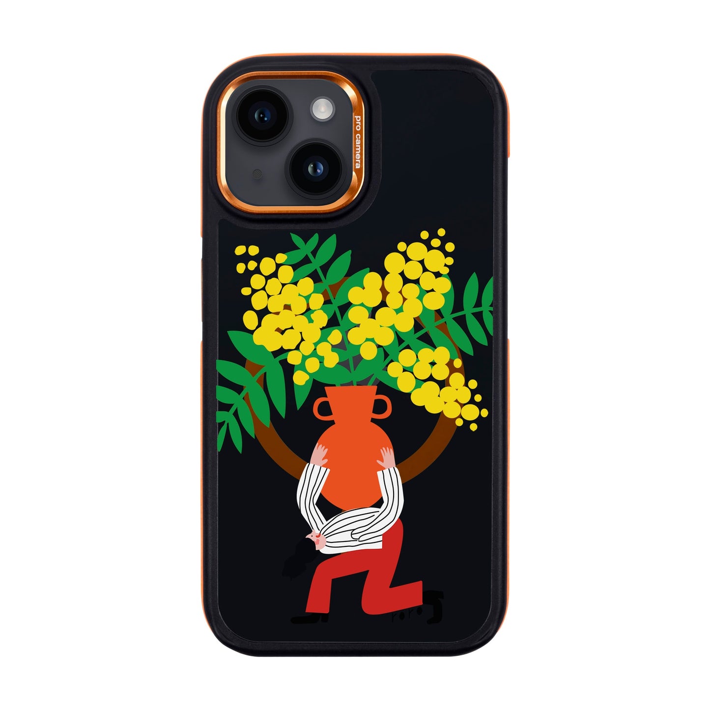 VASE-iPhone 14 Dark Kılıf MagSafe Özellikli