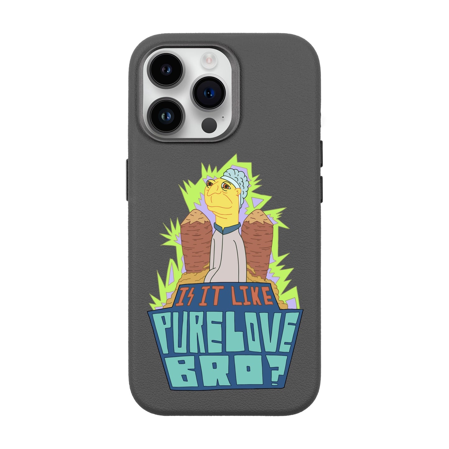 PURE LOVE-iPhone 14 Pro Max Leather Premium Kılıf MagSafe Özellikli