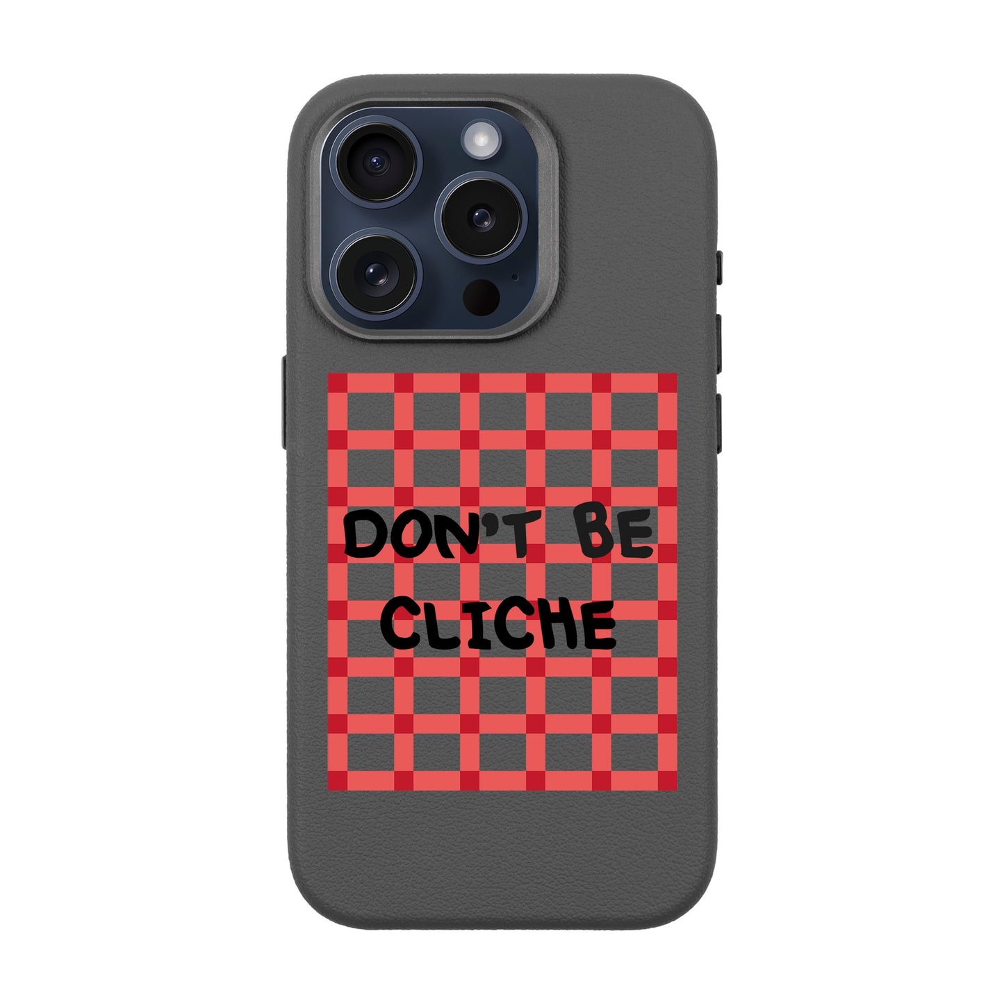 DON'T BE CLICHE-iPhone 15 Pro Leather Premium Kılıf MagSafe Özellikli