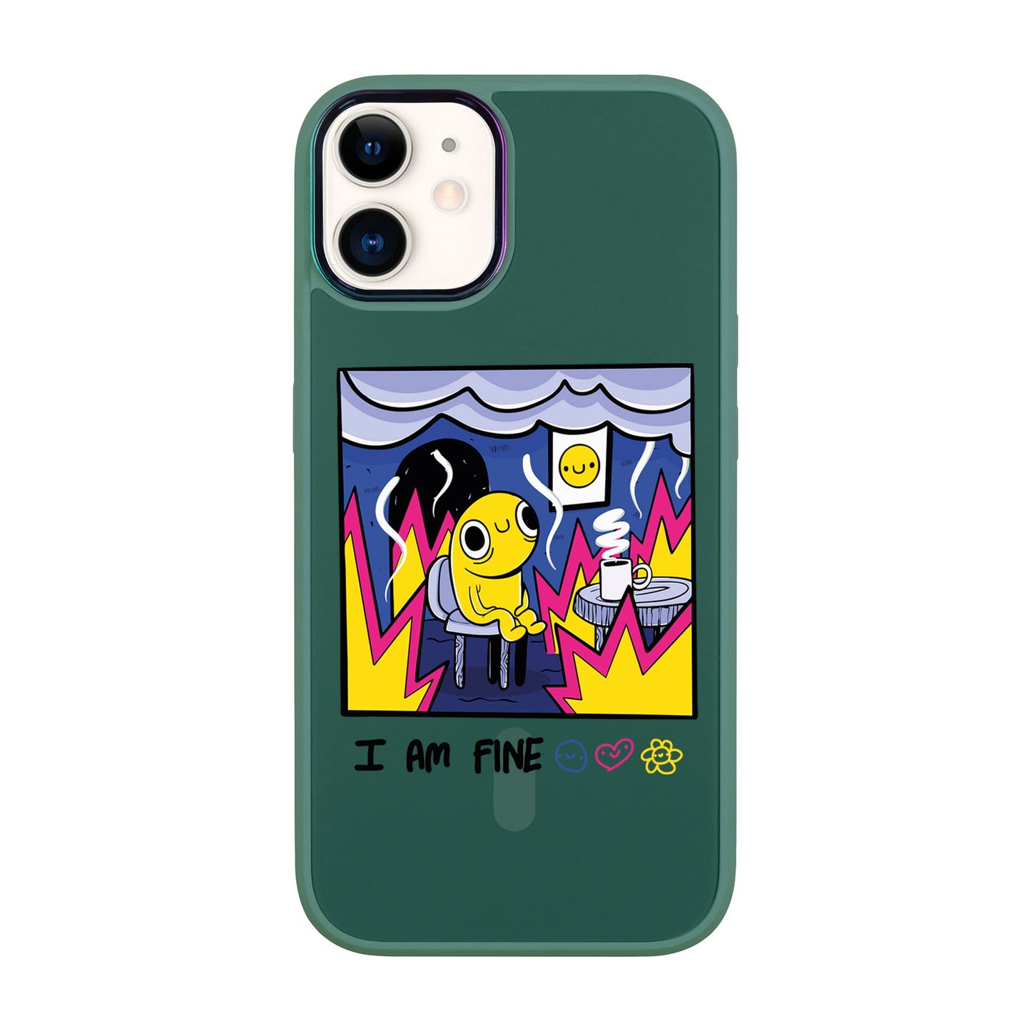 I AM FINE-iPhone 12 Vigor Kılıf MagSafe Özellikli