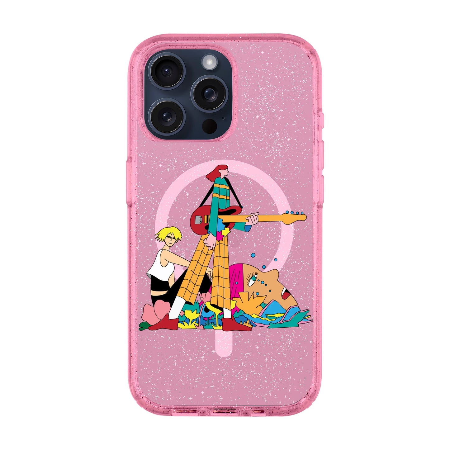 HER BAND-iPhone 15 Pro Max Shiny Kılıf MagSafe Özellikli