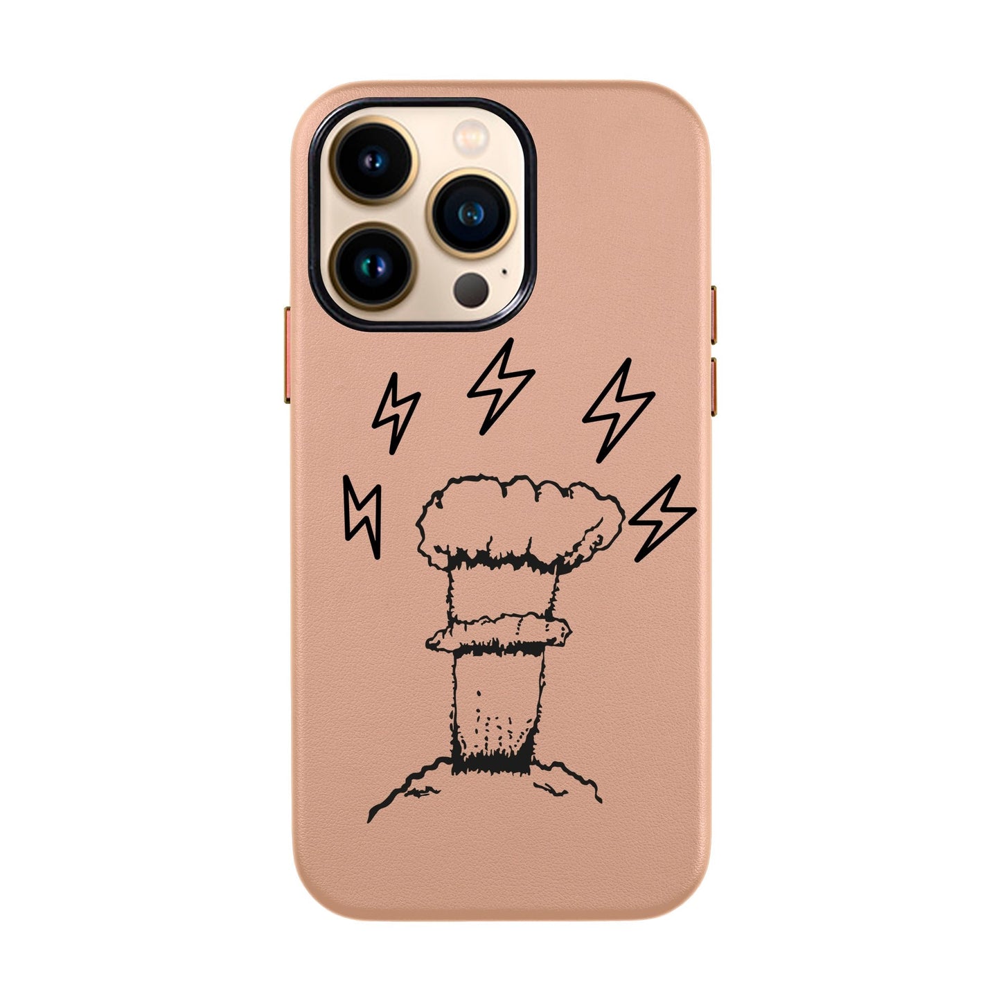 VOLCANIC-iPhone 13 Pro Leather Kılıf