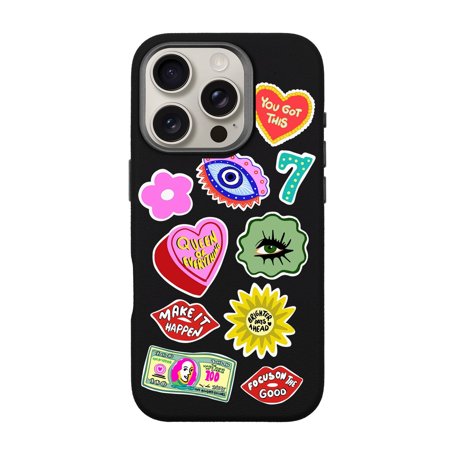 HM STICKERS-iPhone 16 Pro Leather Premium Kılıf MagSafe Özellikli