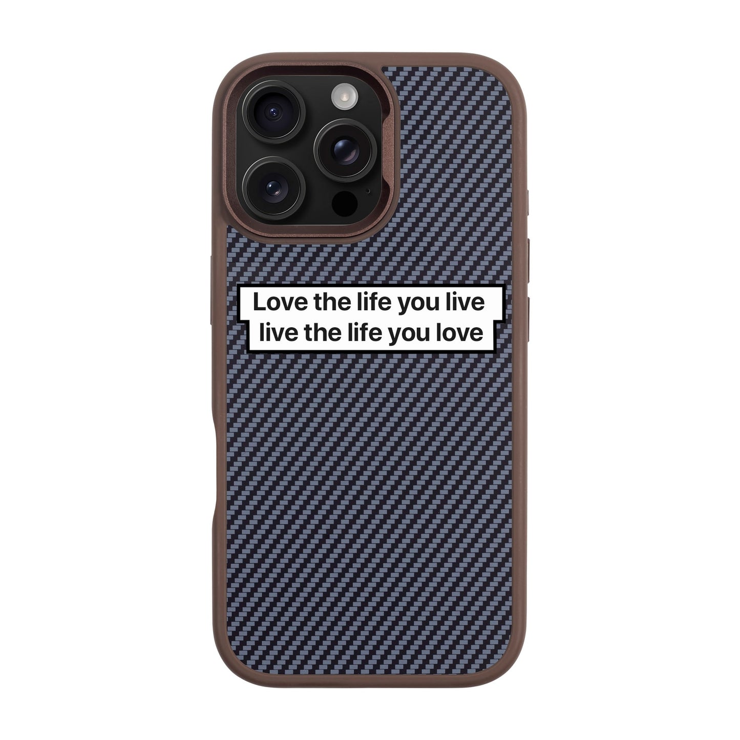 LOVE THE LIFE-iPhone 16 Pro Max Plaid Kılıf MagSafe Özellikli